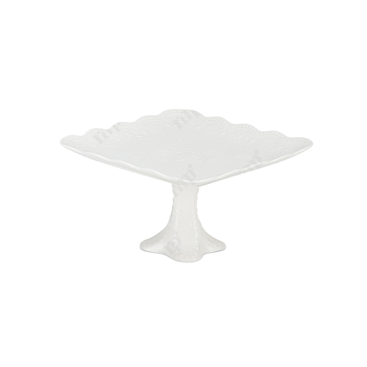 Porcelain White Cake Stand By Rent My Party - Trays & Elevations