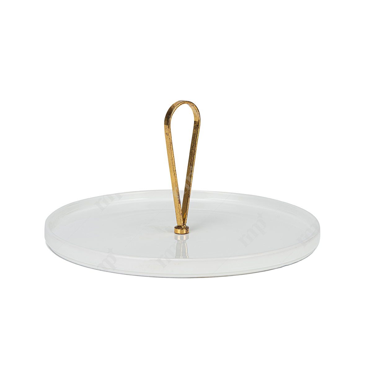Porcelaine round Tray By Rent My Party - Trays & Elevations