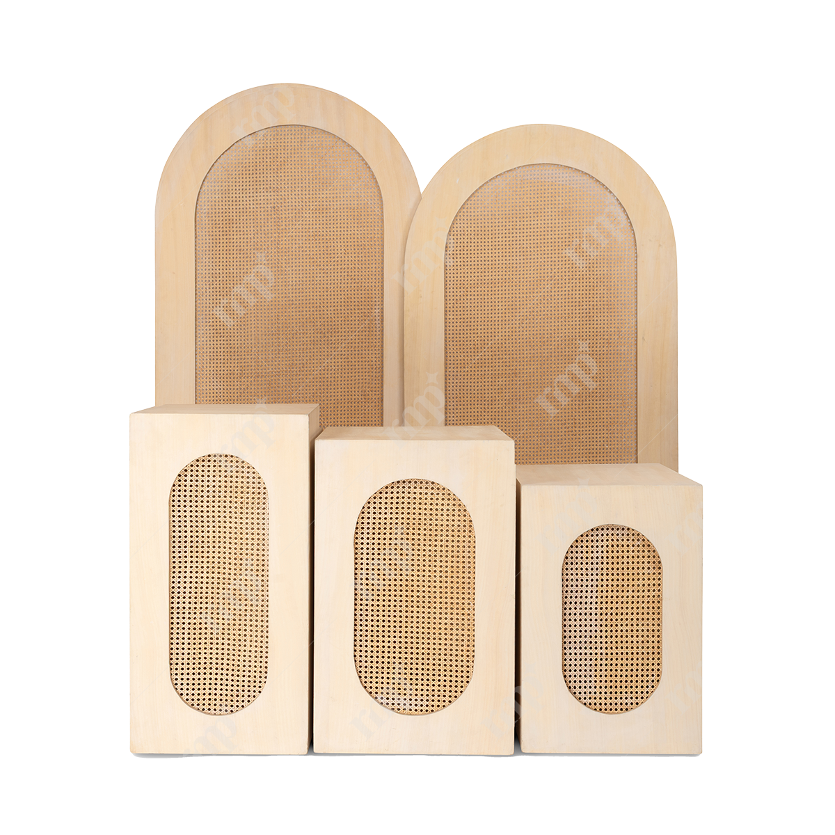 Rattan Table 4 By Rent My Party - Cake Tables