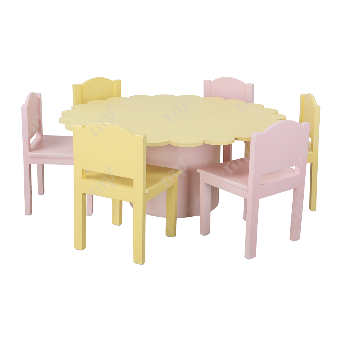 Round Colored Tables 2 By Rent My Party - Kids Tables