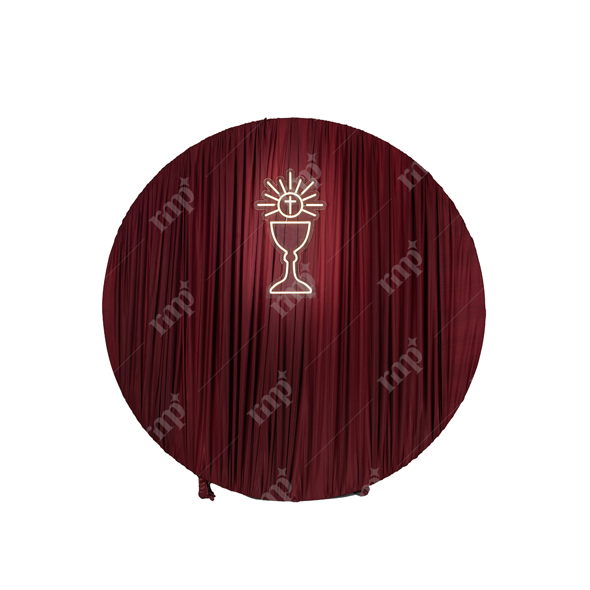 Round Fabric Backdrop 4 By Rent My Party - Fabrics Backdrops