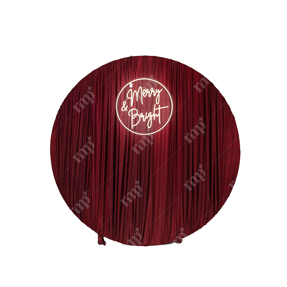 Round Fabric Backdrop 5 By Rent My Party - Fabrics Backdrops