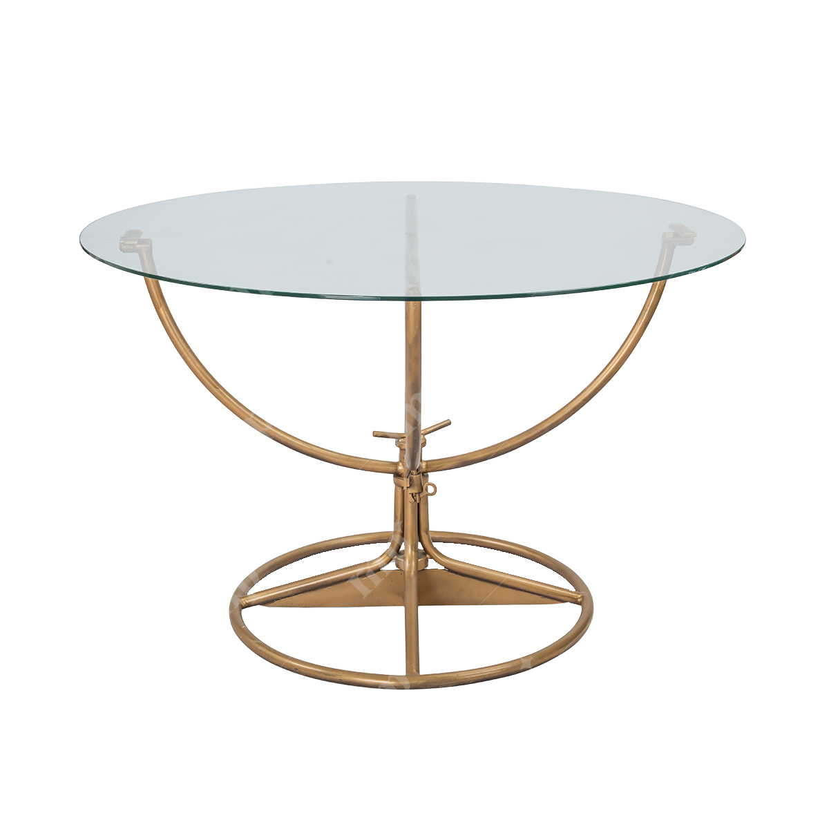 Round Glass Table 1 By Rent My Party - Display Tables