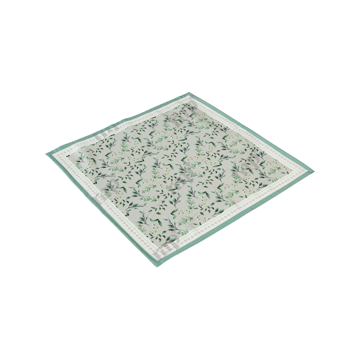 Satin Napkins - Printed Green By Rent My Party - Napkins