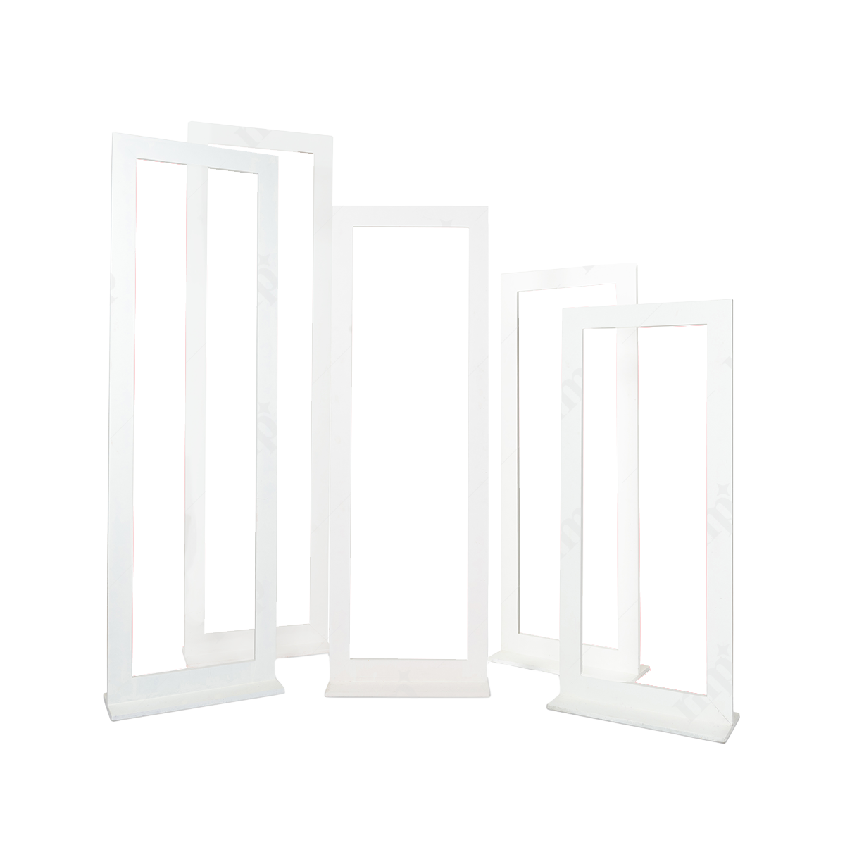 Set Of Rectangle Empty Walls By Rent My Party - Wood Backdrops
