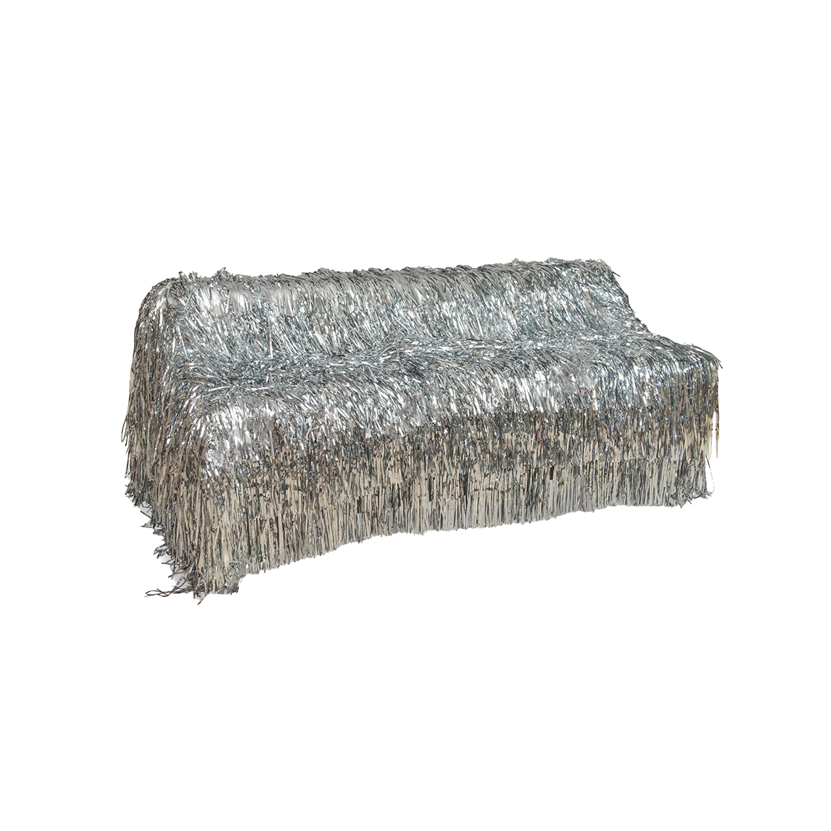 Shimmery Sofa By Rent My Party - Benches & Sofas