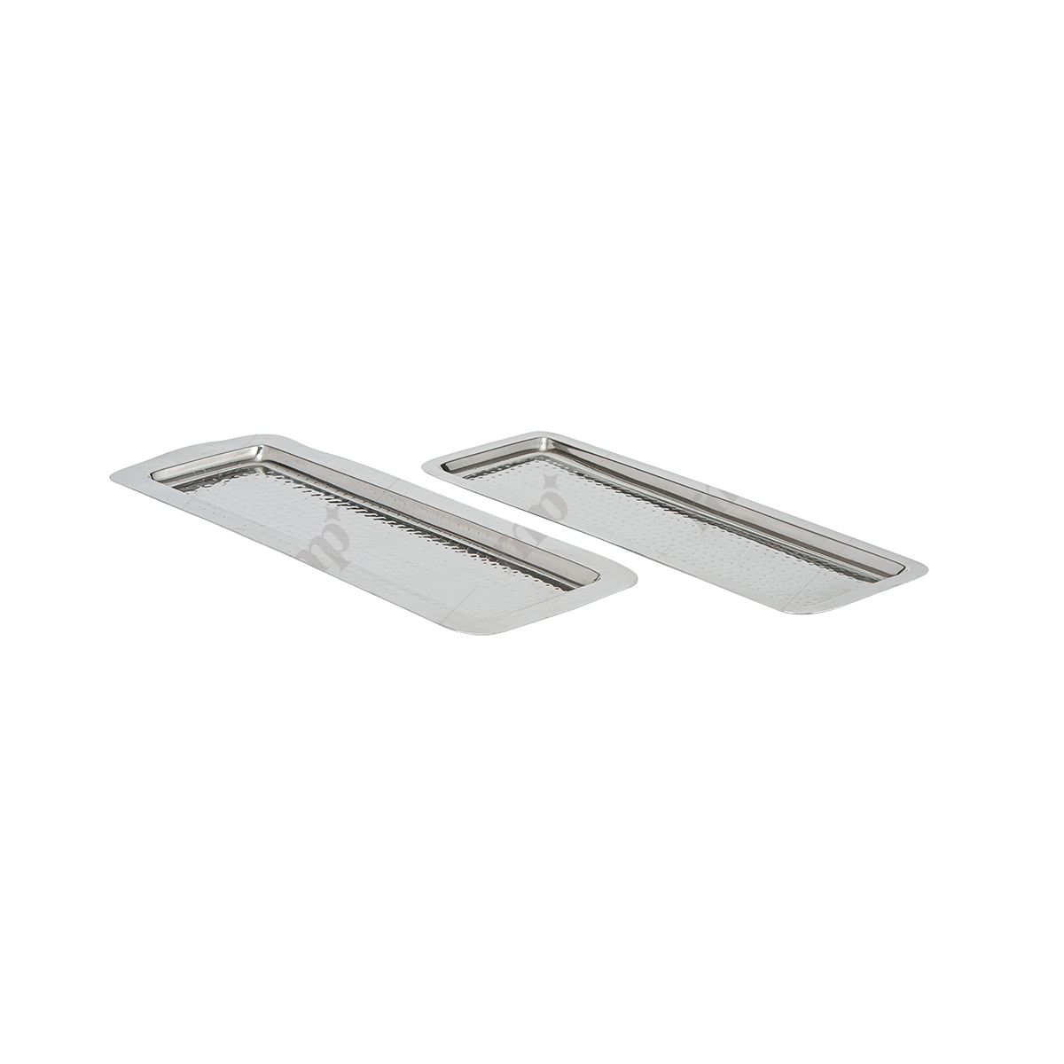 In Rectangle Rent Silver Rectangle Tray | Rent My Party