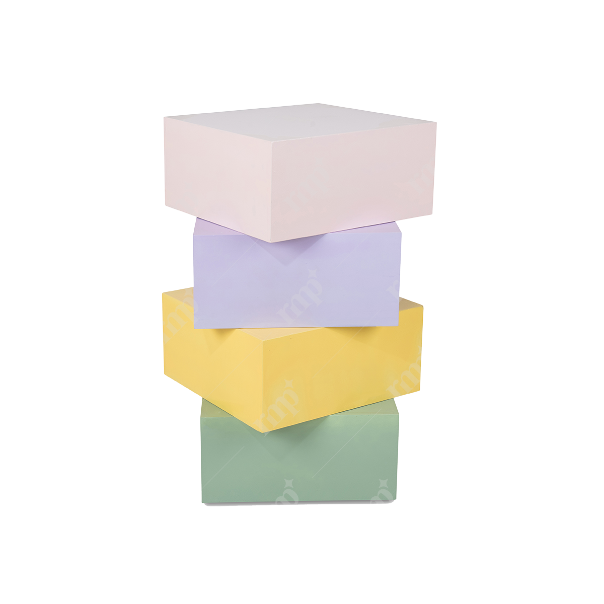 Stacked Block Table By Rent My Party - Cake Tables