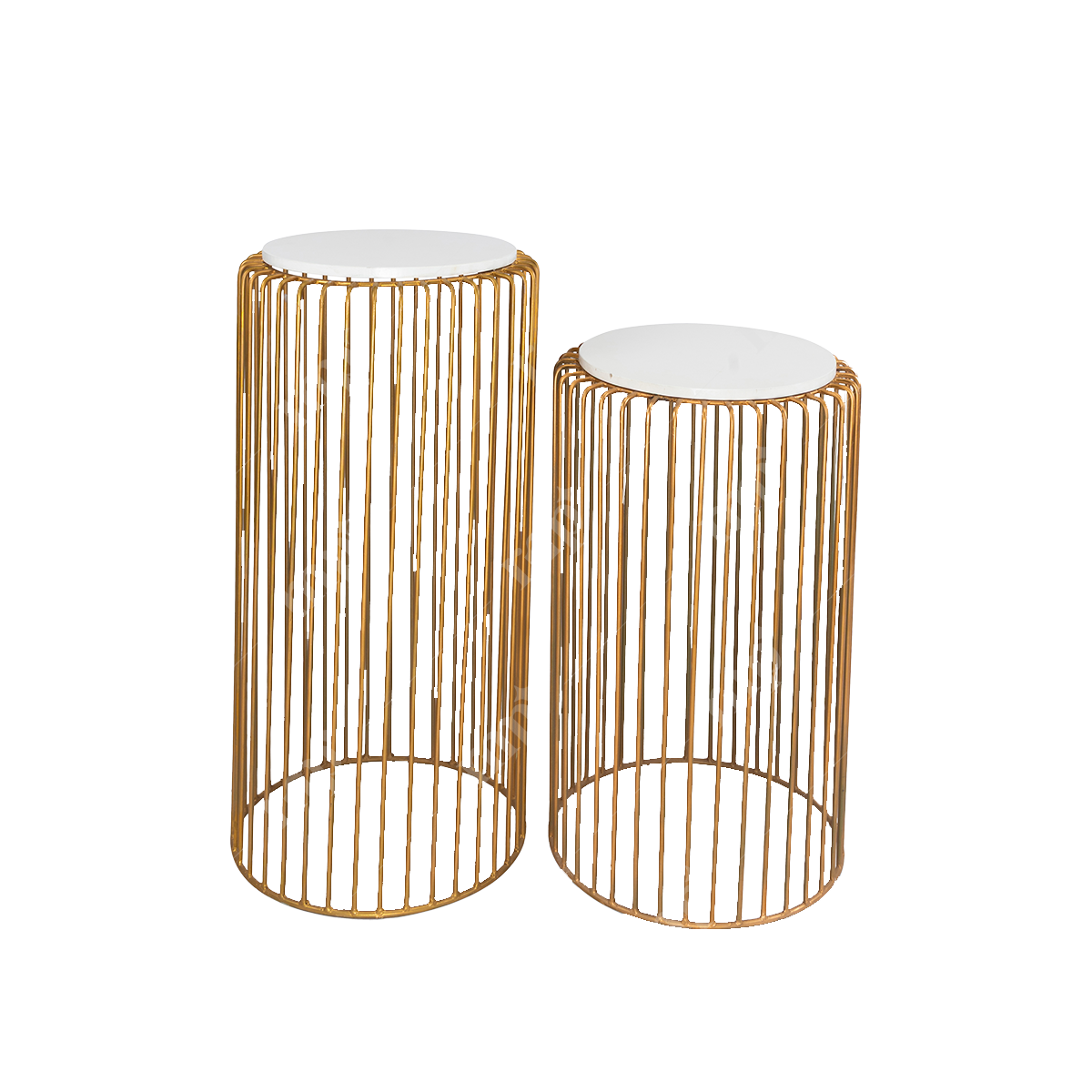 Stripes Steel Table 1 By Rent My Party - Steel Tables