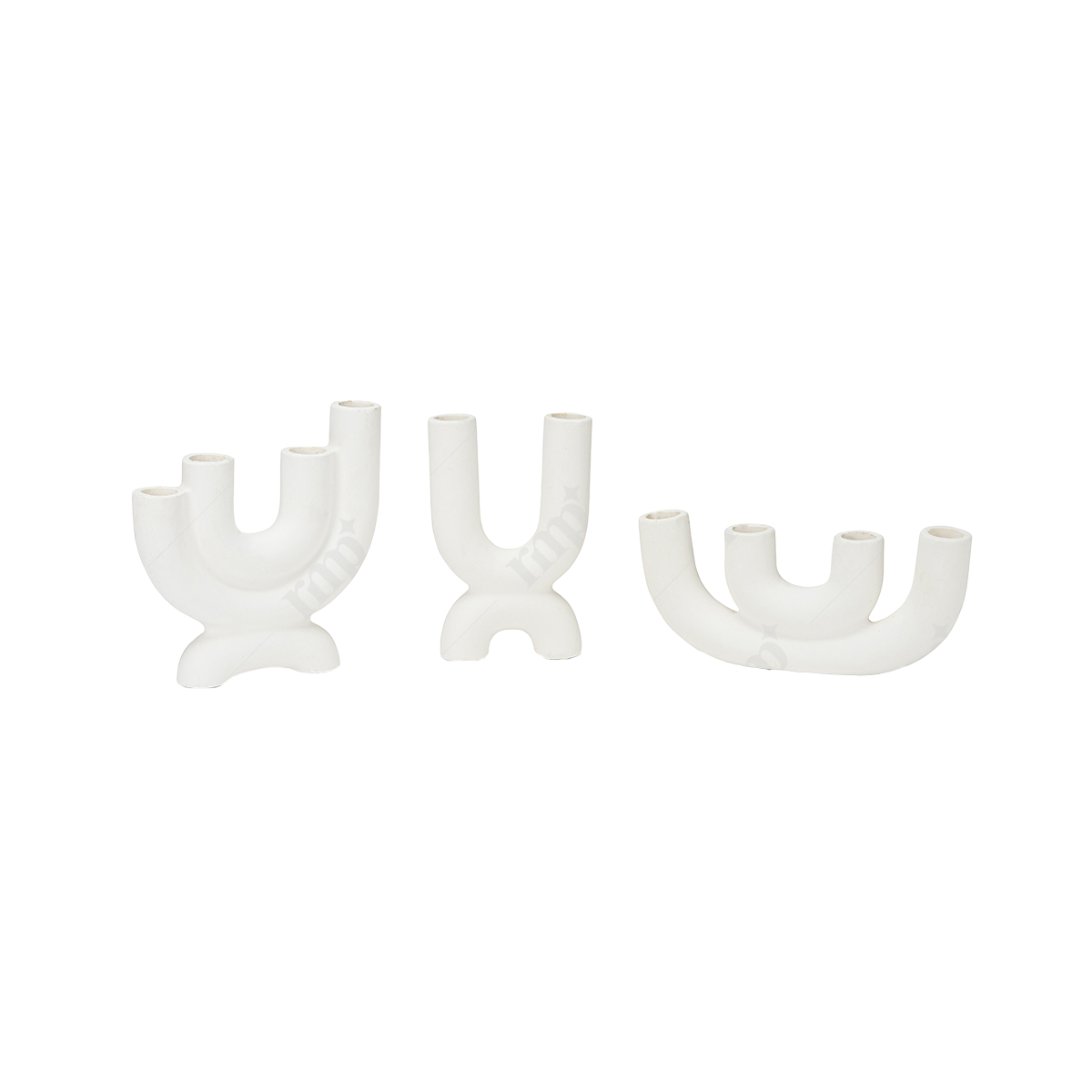 W Ceramic Vase By Rent My Party - Vases