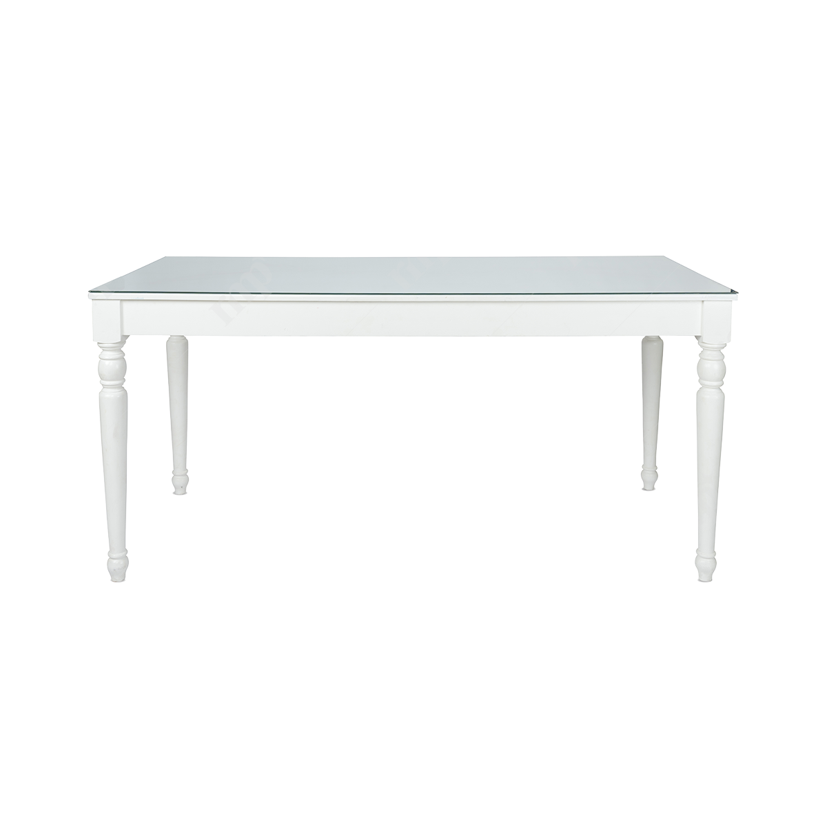 White Display Table With Mirror By Rent My Party - Display Tables