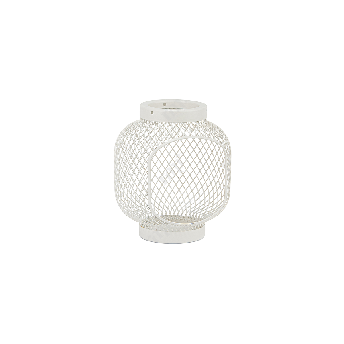 White Metal Lanterns By Rent My Party - Candle Holders