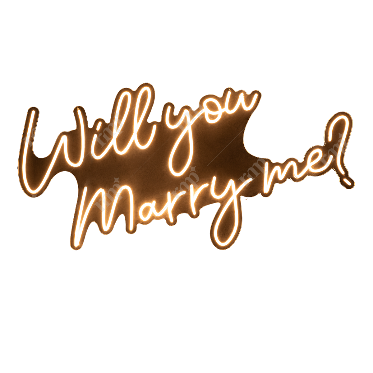 Will you Marry Me? By Rent My Party - Neon Signs