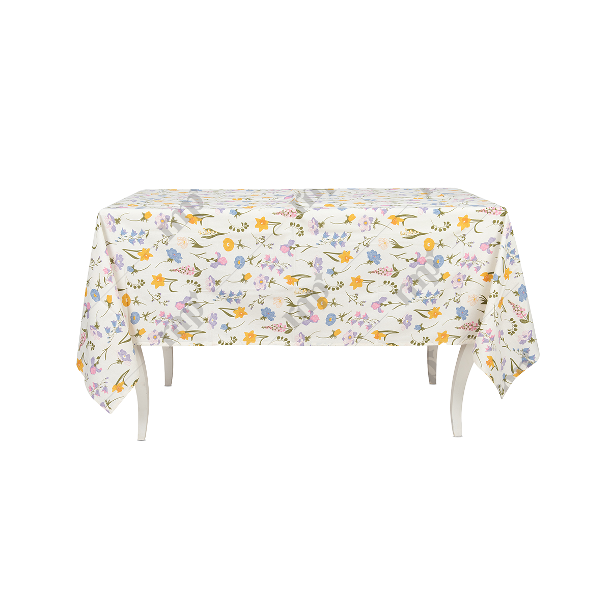 Floral yellowTablecloth By Rent My Party - Runners